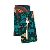 A partridge in a pear tree (tea towel)