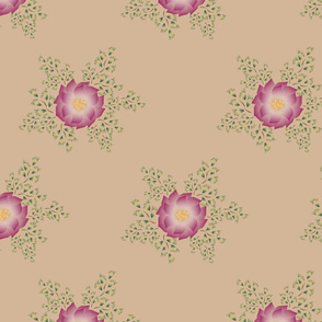 Rose With Leaves Pattern-01