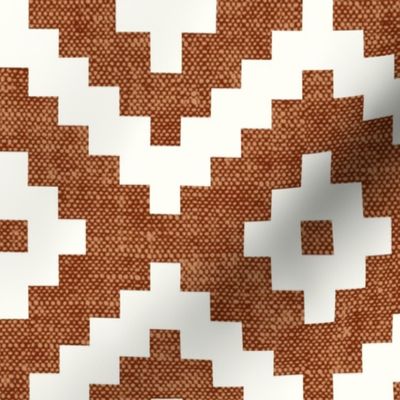 woven aztec - geometric - boho - ginger - LAD19