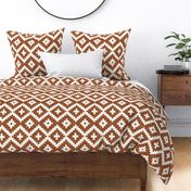 woven aztec - geometric - boho - ginger - LAD19