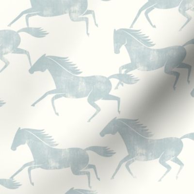 wild horses - light blue - LAD19