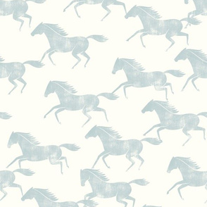 wild horses - light blue - LAD19