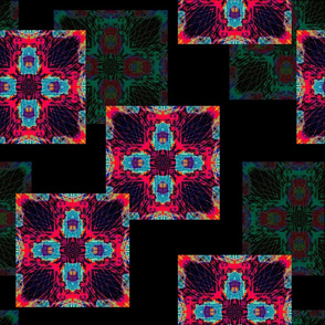 Hibiscus Blanket Squares