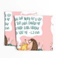 For the Love of Tea and Books- Tea Towel