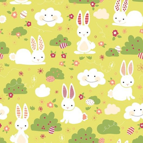 Easter Bunny  green