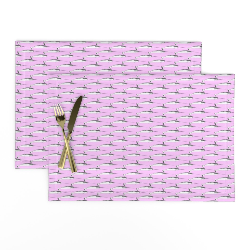 Narwhal on pink purple
