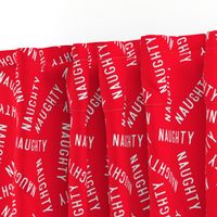 (large scale) Naughty - red toss - LAD19BS