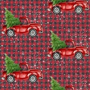 Xmas Trucks Plaid 3