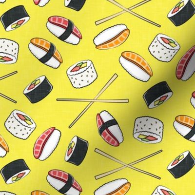 sushi rolls toss - yellow - LAD19