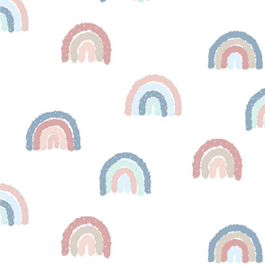 3” Sprinkled Rainbows - Pastel
