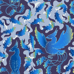 Feathers of the Blue Phoenix