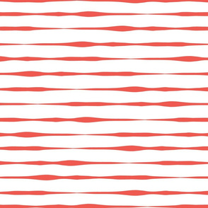 Red Stripes Hand Drawn