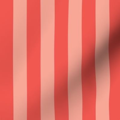 Vertical Red And Pink Stripes