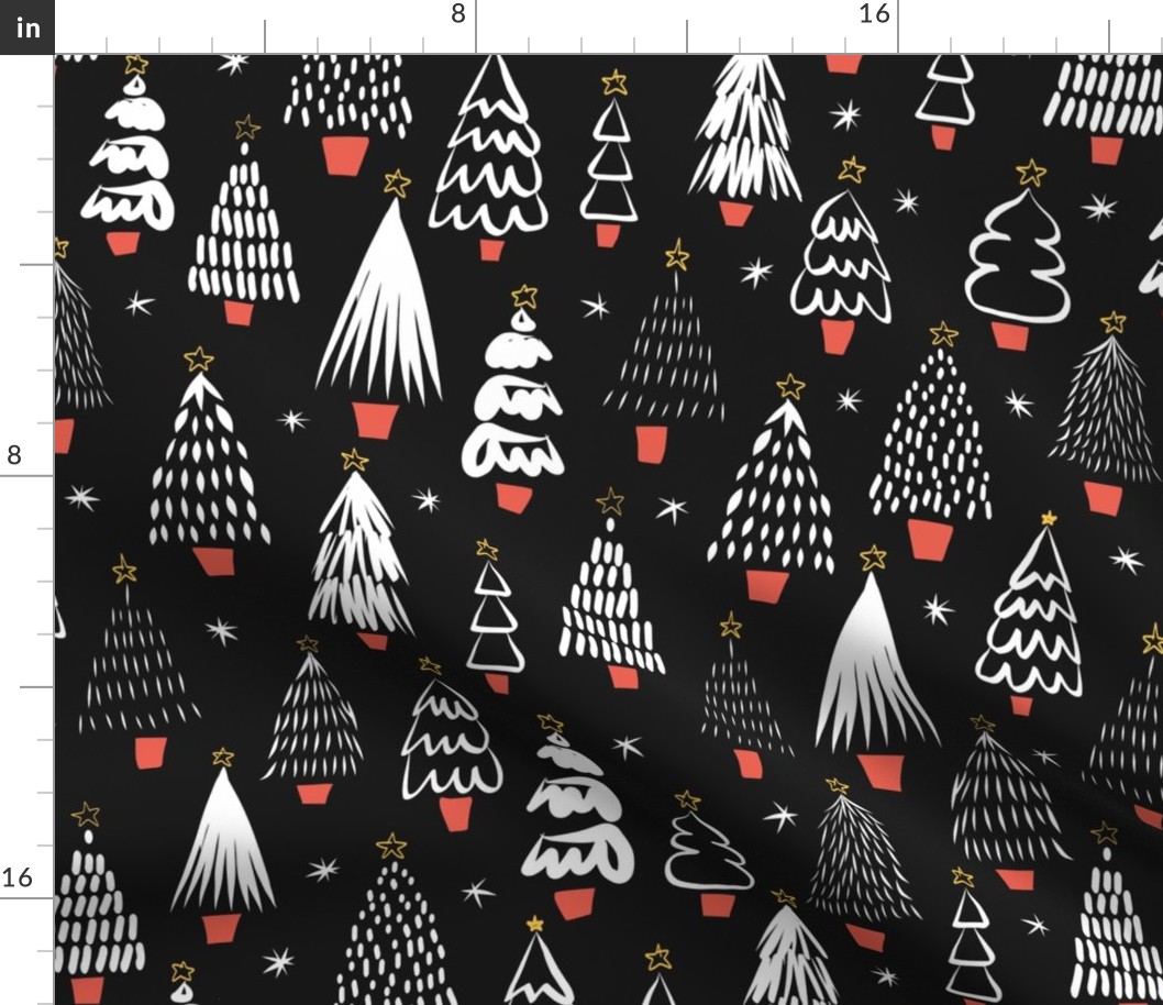 Abstract Modern Christmas TRees