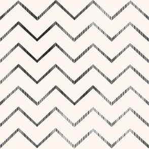 Ombre Zig-Zag - Charcoal