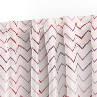 Ombre Zig-Zag - Ruby and Violet