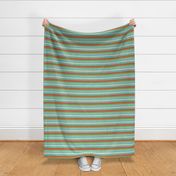 Mexican Blanket Pattern - Green Blue Red