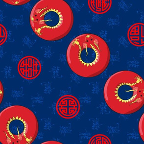 Chinese Zodiac Dragon Donuts