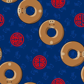 Chinese Zodiac Horse Donuts