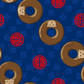 Chinese Zodiac  Monkey Donuts  