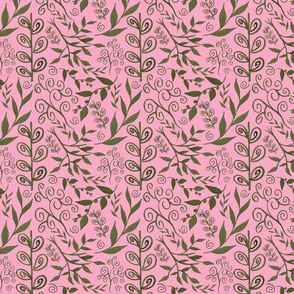 Olive Leaves  Pink