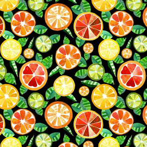 Zesty Citrus Collage