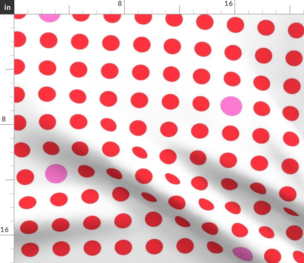 Pink and Red Dotty