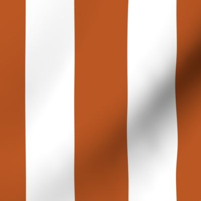 2" Stripes Vertical // Longhorn Burnt Orange