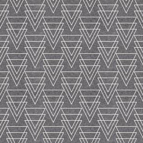 GEOMETRIC ARROW LINEN SMALL