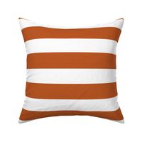 2" Stripes Horizontal// Longhorn burnt orange