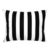 2" Stripes Vertical //Black and White