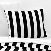 2" Stripes Vertical //Black and White