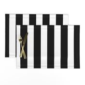 2" Stripes Vertical //Black and White