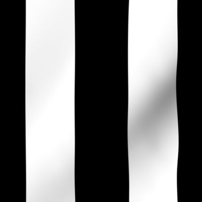 2" Stripes Vertical //Black and White
