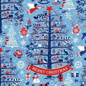 merry christmas (blue)150