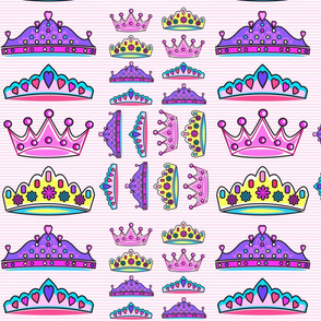 Princess Crowns med JUMBO print size mariastar