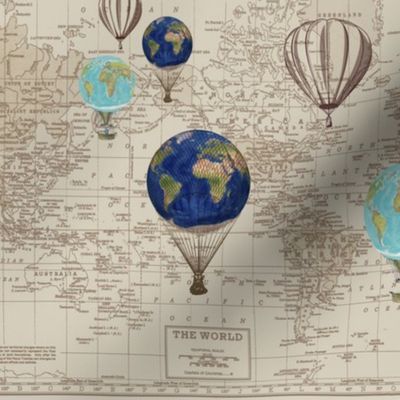 Maps with Smaller Hot air balloons