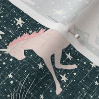 Unicorn- Navy and Pink
