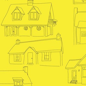 Yellow houses