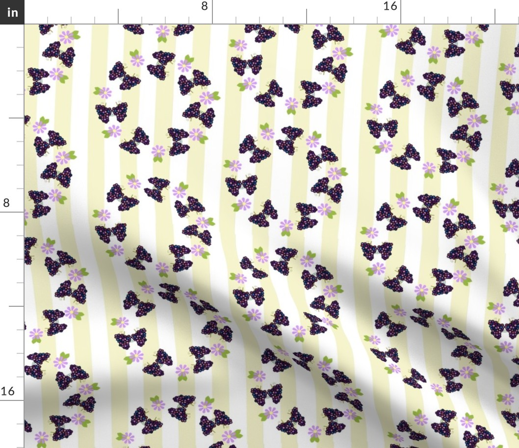 Grape Butterfly Chintz