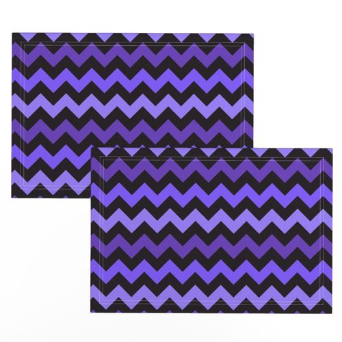 Halloween chevron purple black