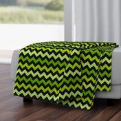 Halloween chevron green black