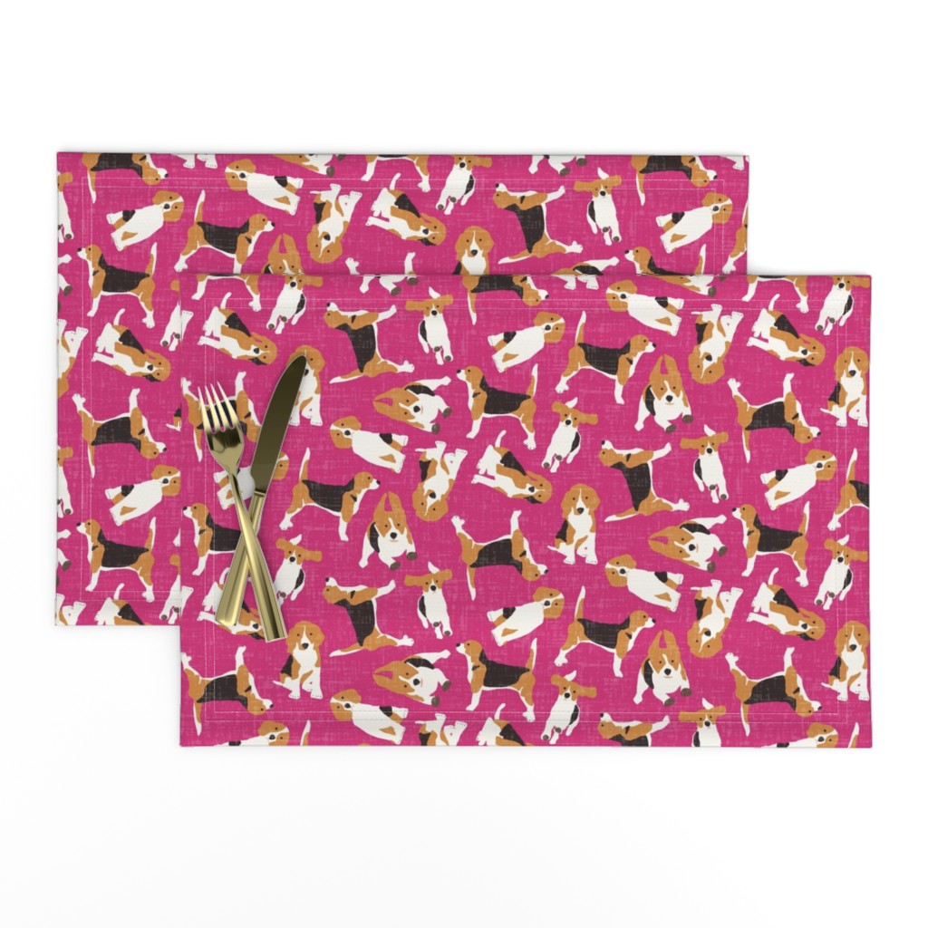 beagle scatter pink