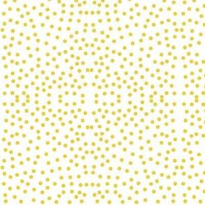 Fizzy Dots of Sunny Lemon on Snowy White