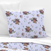 Granny's Garden Chintz - Cornflower Blue, large