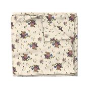 Granny's Garden Chintz - Peach Beige, large