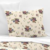 Granny's Garden Chintz - Peach Beige, large