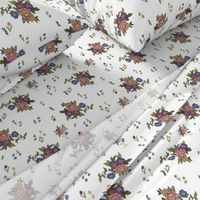 Granny's Garden Chintz - White, medium