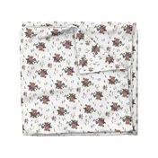 Granny's Garden Chintz - White, medium