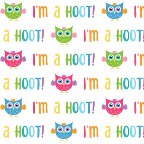 I'm a HOOT! in Rainbow Color